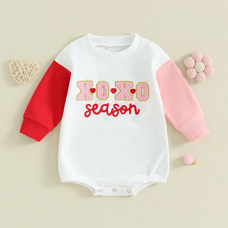 Valentine Baby Clothes Girls Newborn Infant Baby Girls Long Sleeve