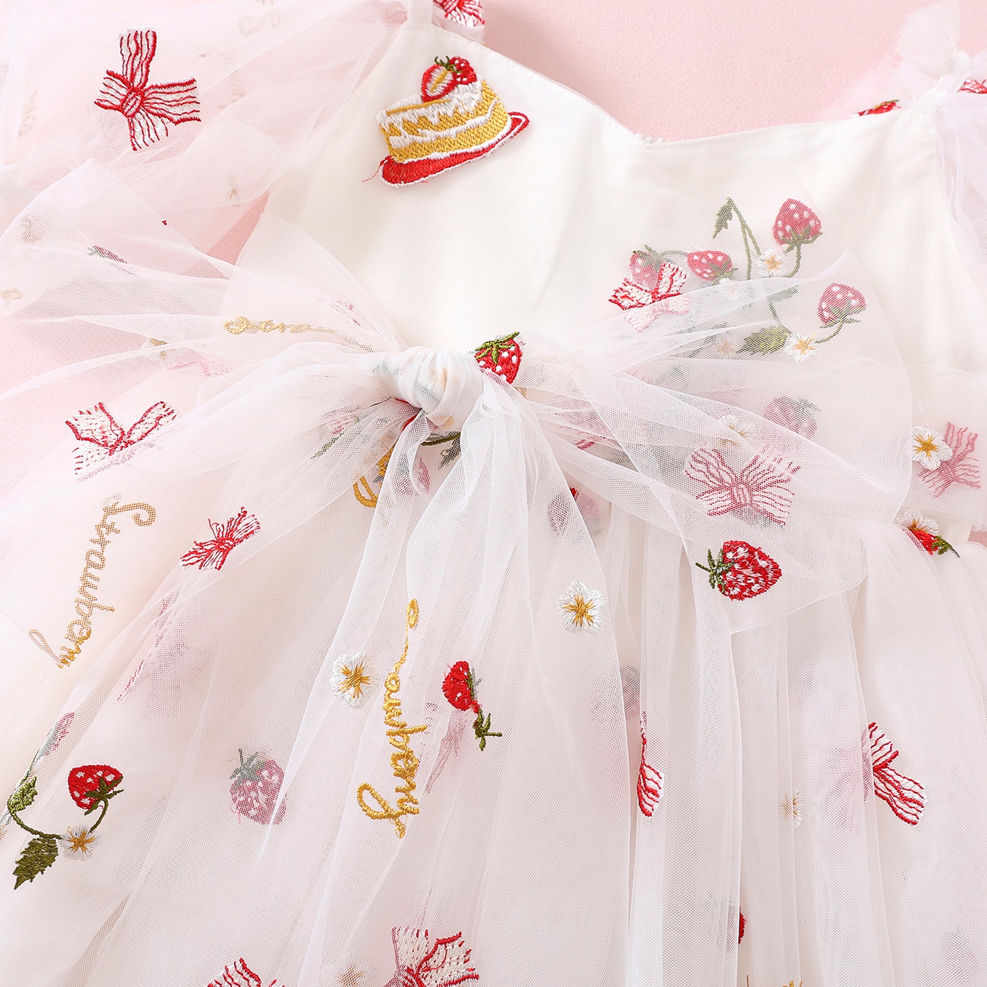 NEW 2024 Strawberry Cake Tulle Dress or Romper for Baby Girl, Toddler AmimamiDoll NEW 2024 Strawberry Cake Tulle Dress or Romper for Baby Girl, Toddler AmimamiDoll