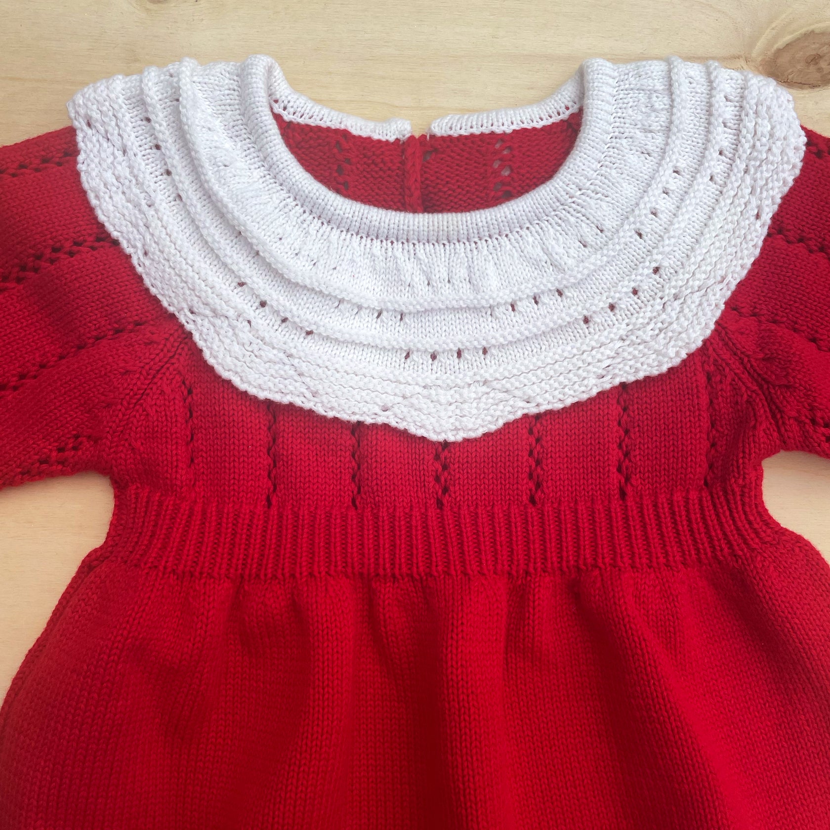 Red Christmas Romper main image 1