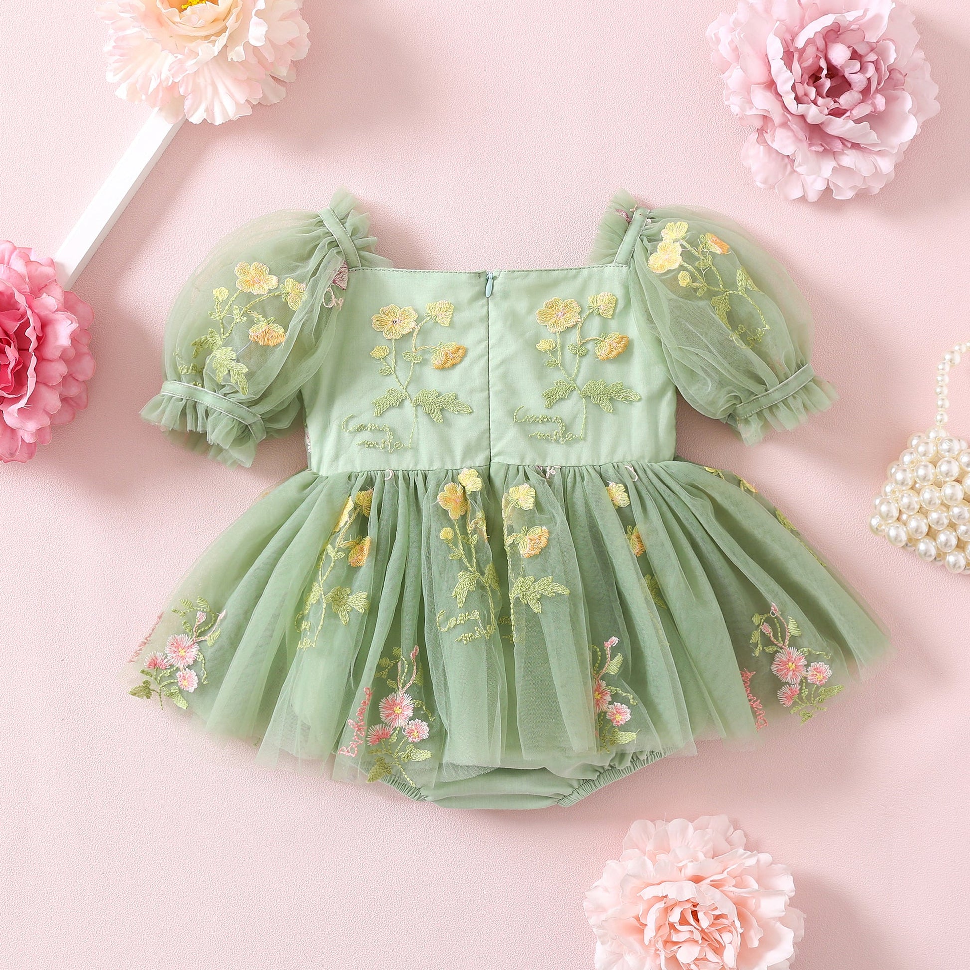 Toddler Sage Flower Girl Dresses, Junior Bridesmaid Dress Romper, East AmimamiDoll Toddler Sage Flower Girl Dresses, Junior Bridesmaid Dress Romper, East AmimamiDoll