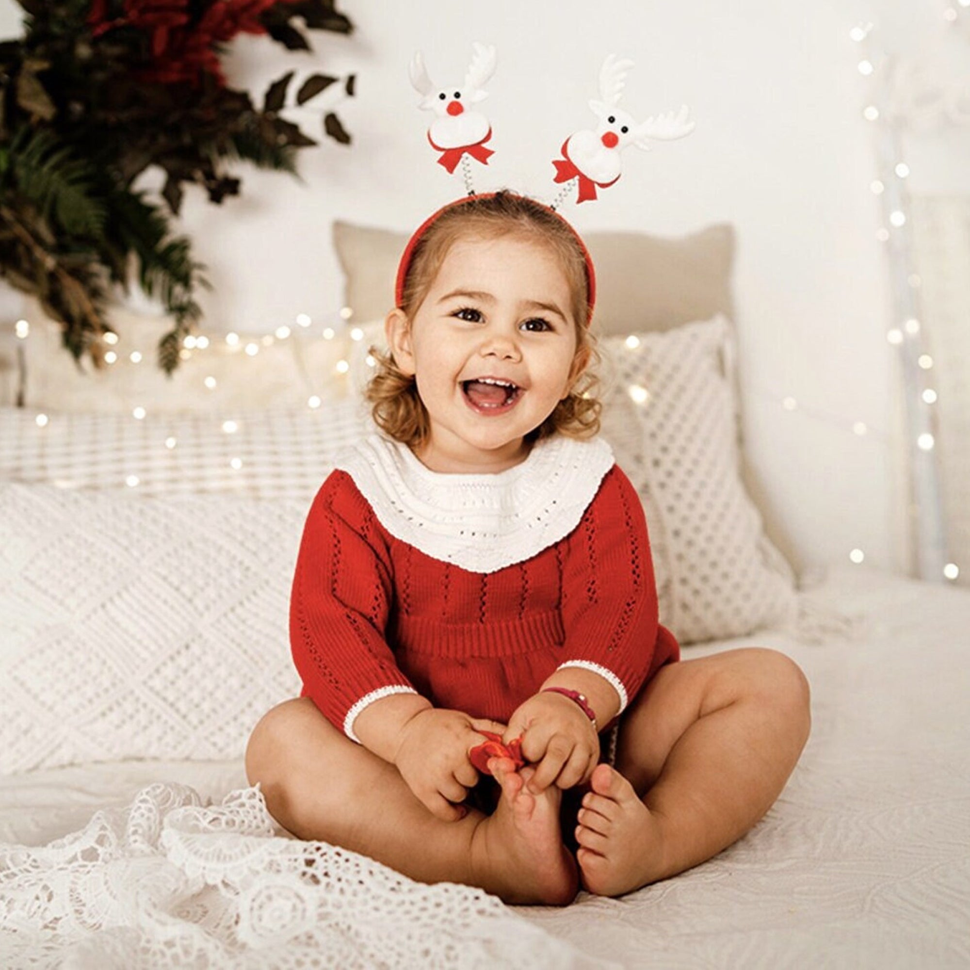 Baby girl Christmas bubble sweatshirt shops