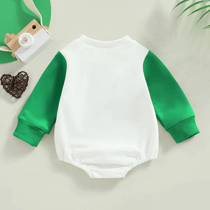 Unisex Baby Romper for 1st St Patrick's Day, Lucky You Shirt Girl Boy, Little Lucky Charm Neutral Newborn Bodysuit, Patricks Toddler Outfit