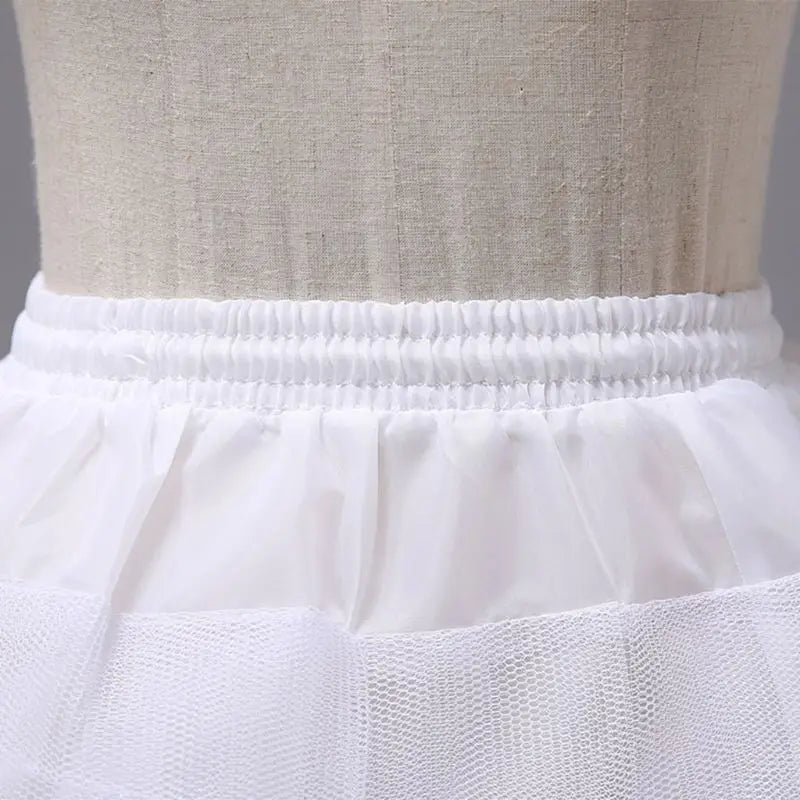 Toddler Underskirt Pettiskirt Cosplay Maid Wear Short no Hoops Petticoat Girls Ballet Mesh Yarn Skirt Petticoats