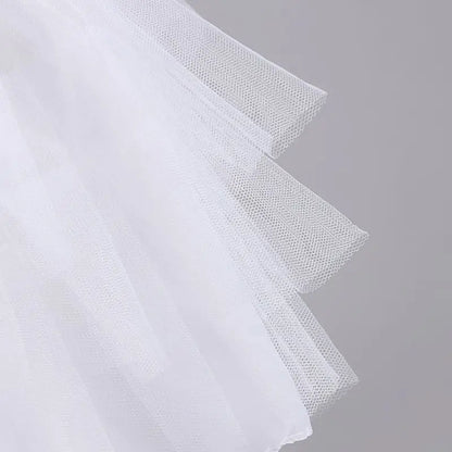 Toddler Underskirt Pettiskirt Cosplay Maid Wear Short no Hoops Petticoat Girls Ballet Mesh Yarn Skirt Petticoats