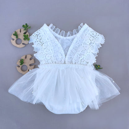 Bohemian outfit for a little princess for First photoshoot.