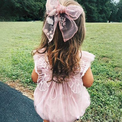 Butterfly Baby Girl Romper, Cake Smash Outfit for First Birthday Photoshoot, Toddler Tulle Bubble Romper, Infant Fairy Princess, Angel Fly Wings